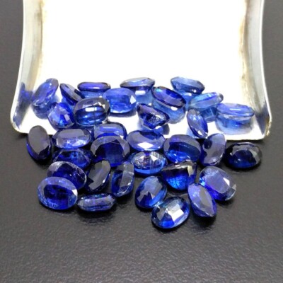 3x5mm Oval Cut Natural Blue Kyanite Untreated Loose Gemstone
