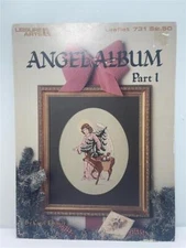 LEISURE ARTS Counted Cross Leaflet - ANGEL ALBUM PART 1 Color Chart