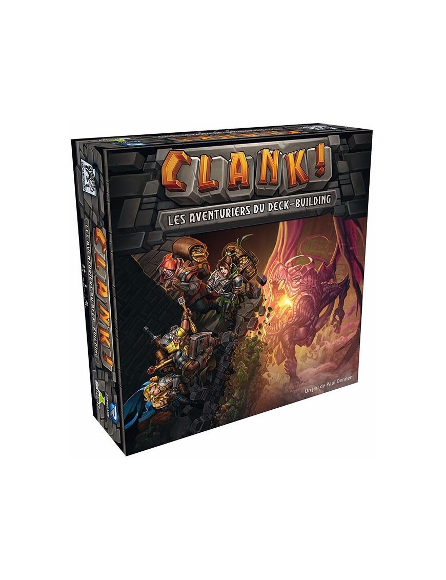 Jeu de cartes Clank ! FR Origames JDPRGS001 : Stratégie Deck Building Donjon