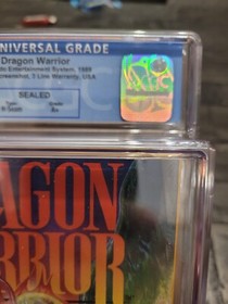 Dragon Warrior Nintendo NES CGC 8.0  FACTORY SEALED 
