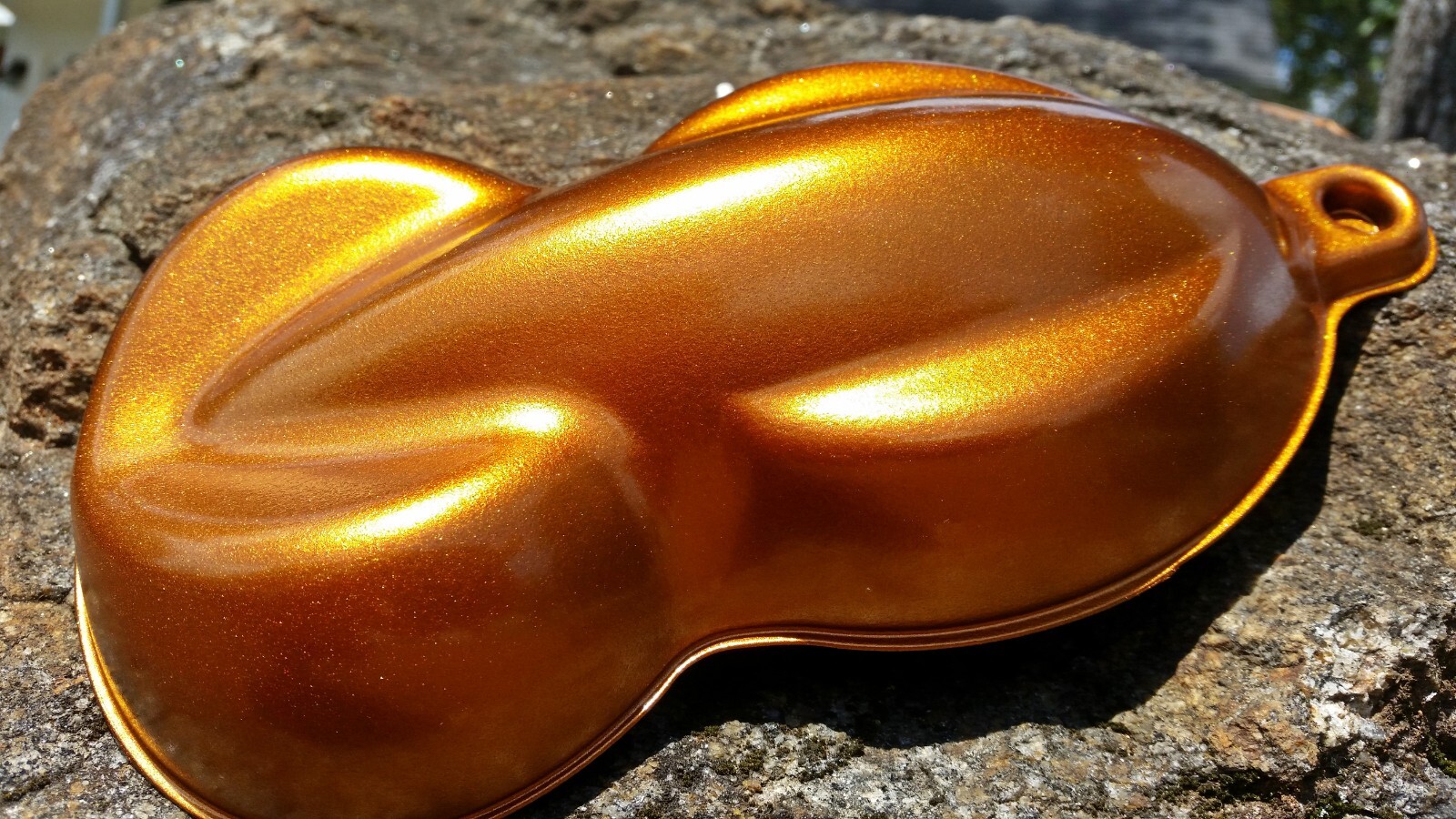 Burnt Copper Orange Pearl Pigment Auto Clearcoat Lacquer Urethane