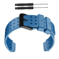 Blue Silicone Watch Band Wristband Strap Bracelet Belt for Garmin Approach S20