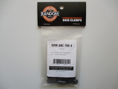 HDW-ANC-TRK-8 / T-Track Thumbscrews and Track Nuts  '' UNBESPIELT in OVP