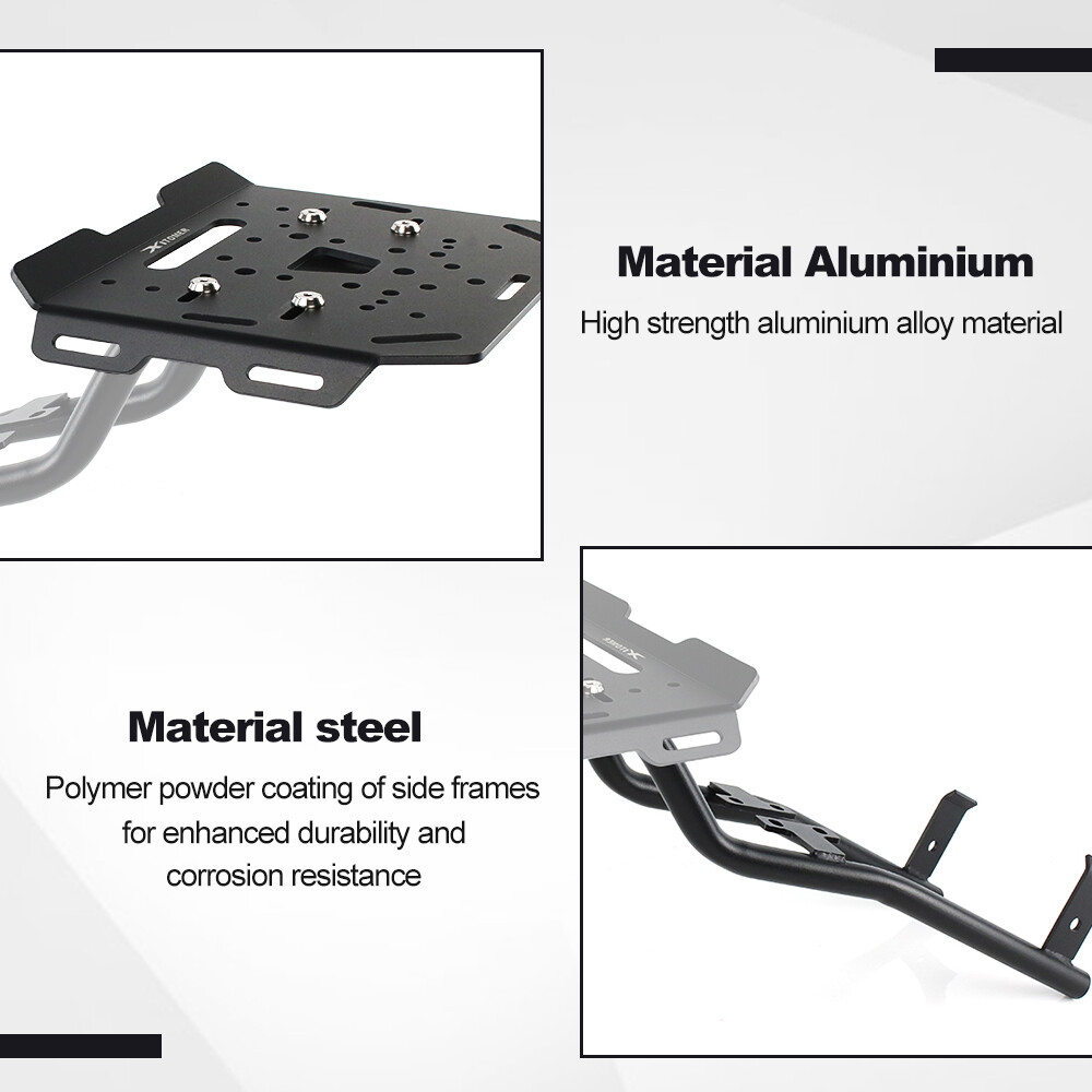Motorcycle Rear Luggage Rack Carrier Bracket Rack Fit For Yamaha MT-07 ...