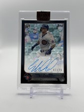 2022 Topps Clearly Authentic Greg Deichmann Rookie Autograph Black # 07/75 Cubs