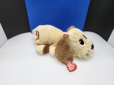 Mattel Pound Puppy Brown Plush Interactive Barks Pants Whines Head Moves 13"