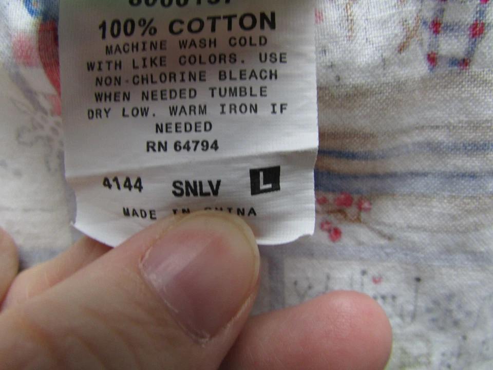 Blusa Médica Estampada Grande Peaches Snowmen Foto 4 de 4