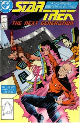 Star Trek: The Next Generation Comic Book Mini-Series #3 DC 1988 VERY HIGH GRADE