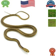 48" Realistic Rubber Snake: Perfect for Garden Protection  Educational Fun