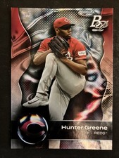 2023 Bowman Platinum - Hunter Greene #94 Ice Foil  Cincinnati Reds