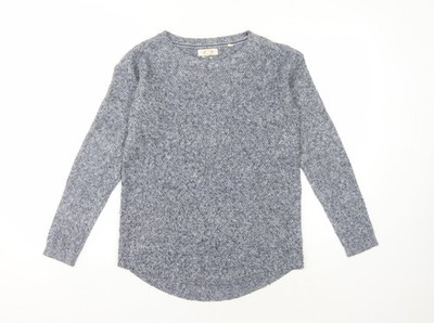 Tight-Strickpullover Damen UK 6 Regular Fat Face Blau
