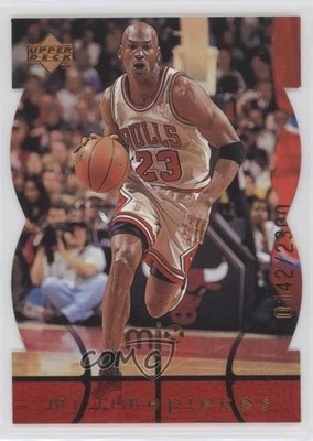1998 Upper Deck mjx MJ Timepieces Red 142/2300 Michael Jordan #91 HOF 03rx