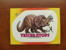 1988 Topps Trading Card Truth About Dinosaurs Trading Card #10 Triceratops