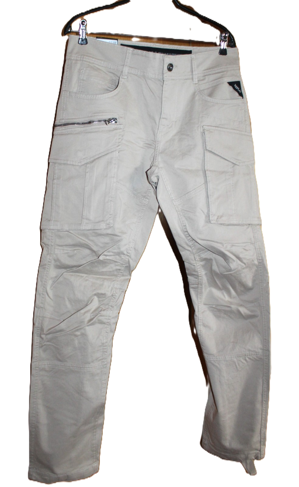 Replay Herren Cargo-Hose Loose Fit Gr. W29/L32
