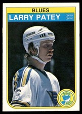 1982-83 O-Pee-Chee Card Hockey Larry Patey St. Louis Blues #308 NM