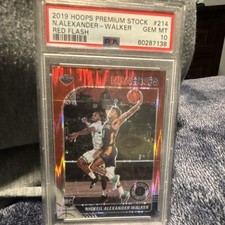 Panini 2019-20 Hoops Premium Stock #214 Nickeil Alexander-Walker Rookie Red Fla…