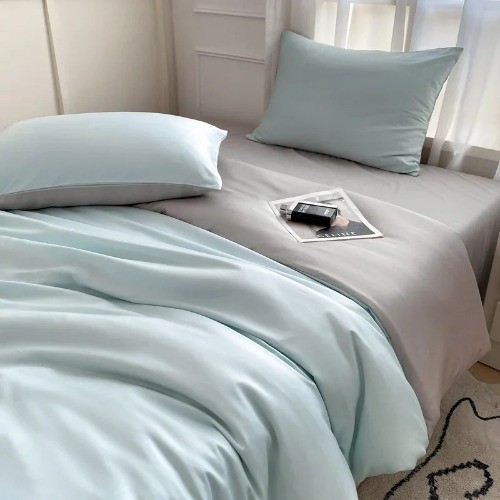 2025 Nordic Bed Linen 100% Cotton Bedding Set with Sheet Duvet Cover Pillowcase - Picture 16 of 44