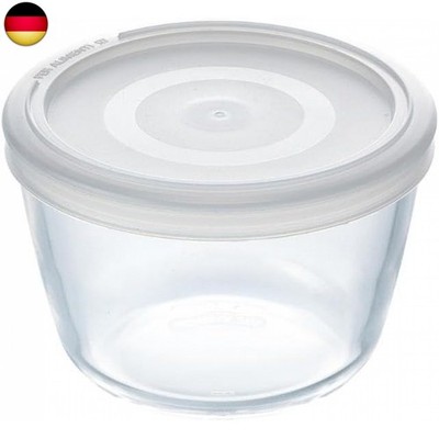 Pyrex Cook&Freeze Runde Schüssel mit Deckel, 12 cm - 0,6 l, 