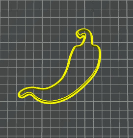 chili keksform cookie cutter