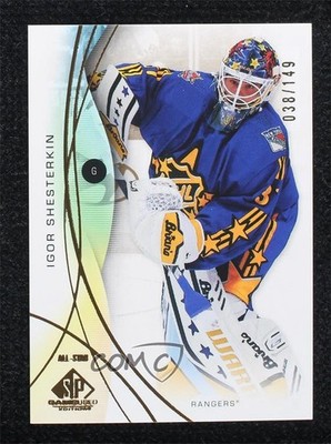 2024 Upper Deck SP Game Used Edition All-Stars Gold 38/149 Igor Shesterkin 1pa2