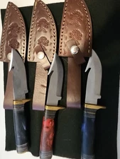 *3 Knife Bundle*Fixed Blades With Guthook