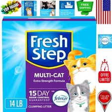 14 lb Multi-Cat Clumping Cat Litter with Activated Charcoal & Odor Control 1.50 per pound