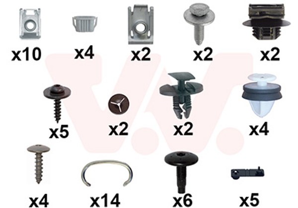 Montagesatz StoßFäNger Van Wezel 0979793 FüR CitroËN C4 Picasso 2 Thp 110 130-image