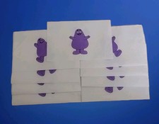 9 x McDonalds Grimace Serviette Servietten + ...