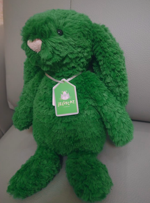 Jellycat Blathnaid Green Bunny Ireland Exclusive Gifts NWT With