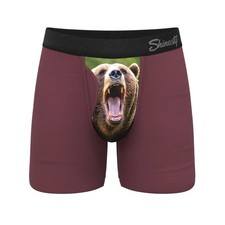 Shinesty Ball Hammock Mens Pouch Underwear Stay Weird Scare Bear Sz L