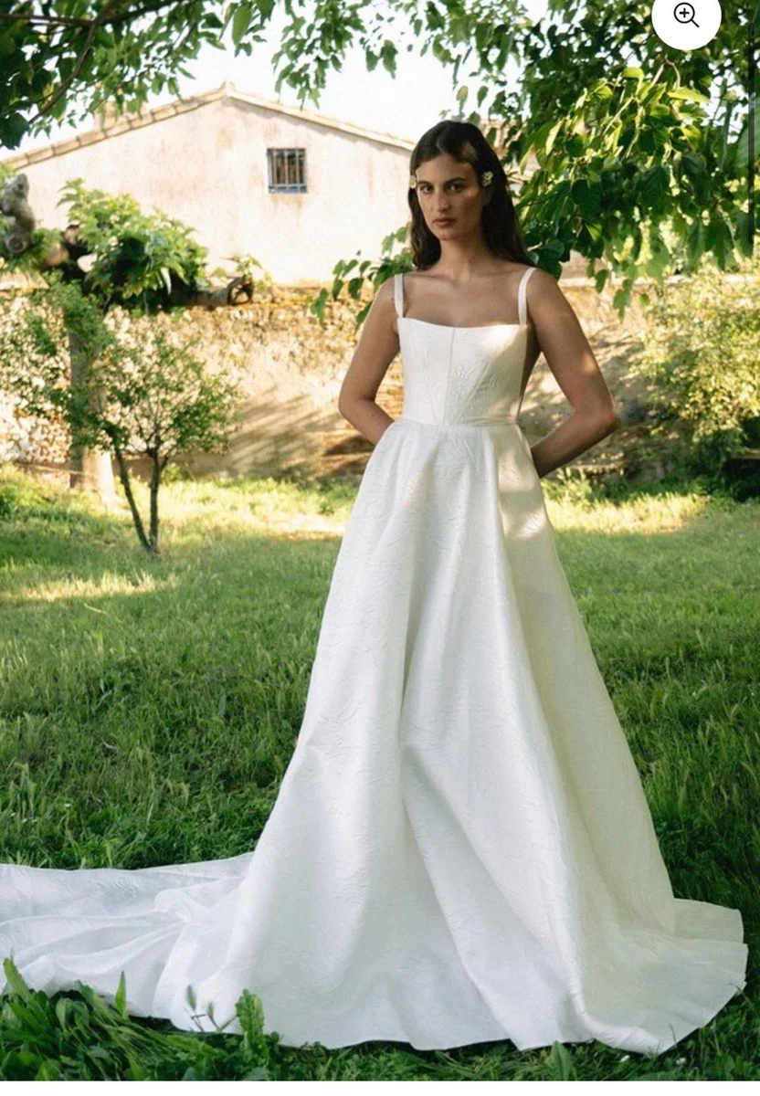 silk wedding dresses ebay mermaid wedding dress with buttons White Satin Mermaid Wedding Dresses with Buttons, SW387