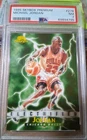 1995-96 Skybox Premium Electrified Michael Jordan Chicago Bulls #278 PSA 7 NM
