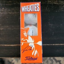 Tiger Woods Wheaties Titleist 1 Golf Balls Sleeve of 3 Golf Balls DT 2-piece