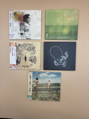 Sigur Ros set of 5 Takk... Með Suð Í Eyrum Við Spilum Endalaust Japan CD obi