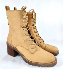 Crown Vintage Yuliana Women's Tan Combat Boots - 10M
