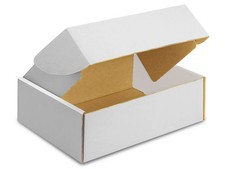 Pack of 50 White Tab Locking Literature Mailers 12 1/8 X 9 1/4 X 4"