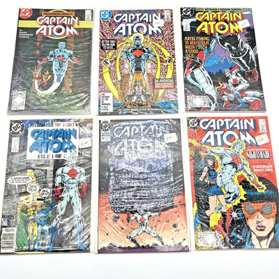 Captain Atom Comic Lot (6 Issues, DC Comics, 1980s-1990s) Vintage Superhero