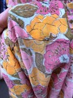 VTG 50s 60s Gay Gibson Summer Semi Sheer Tea Dress Ruching Poppy Print — photo 5