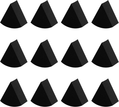 12 Stück Make-up Schwämme, Gesichtsmalschwämme Wiederverwendbar Weich Sektor Form Foundation S