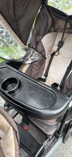 Evenflo Single Stroller Gray/Black w/ Cup Holder Tray  Rain Cover
