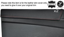 Rote Naht 2X Obere Türverkleidung Lederbezüge Passend Für Toyota GT86 Subaru BRZ