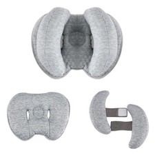 Blublu Park 2 in 1 Baby Support Pillow, Adjustable Banana Shape Grey