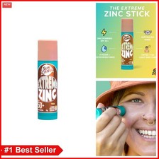 SPF 50 Zinc Sunscreen Stick 0.53 oz Water Resistant Mineral Face Surfing