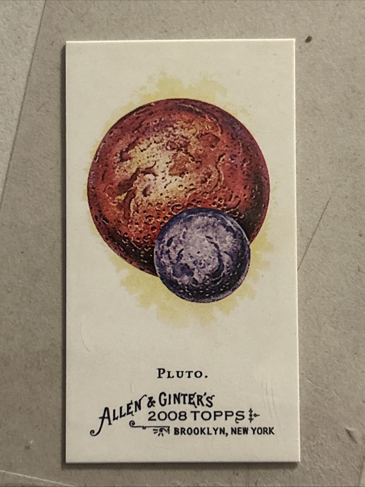 2008 Topps Allen & Ginter #233 Pluto Dwarf Planet