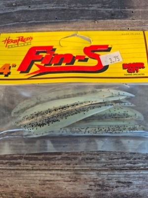 Lunker City Fin-S Fish 4  Soft baits 10 bg #89 S&P/Green Phantom Walleye
