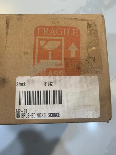 Minka Lavery 342-84 MN Brushed Nickel Sconce 81242 - Picture 2 of 2