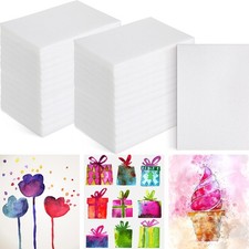 240 Pcs Foam Printing Plates 4 x 6 Inch Crafting White Foam Sheets Board Thic...