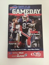 Buffalo Bills Gameday Digest 2010 Lee Evans 2010 September 12, NFL Vs Dolphins 
