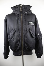 ALPHA INDUSTRIES GIUBBINO GIACCA UOMO TG XL CASUAL VINTAGE JACKET CAPPUCCIO ZIP