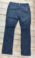Women Ariat FR Mid Rise Bootcut Denim Jeans Flame Resistant CAT 2 Size 28R